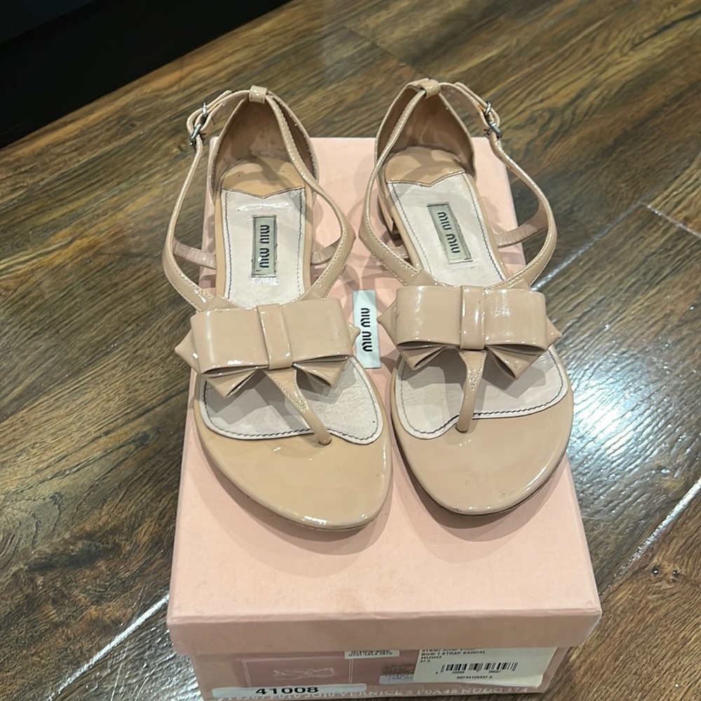 Miu Miu sandal - nude